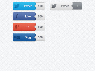 Share Buttons digg google plus like sharrre twitter