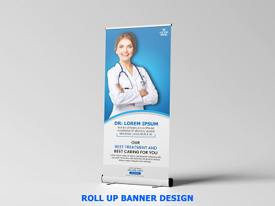 Roll Up Banner Design banner bill board bill board design bill boards branding brochure design flyer design graphic design illustration logo roll up banner trifold brochure ui vector visiting card