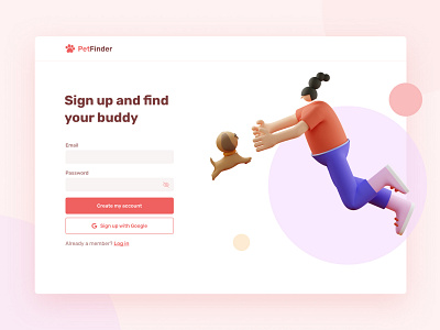 #dailyui #001 - Sign Up