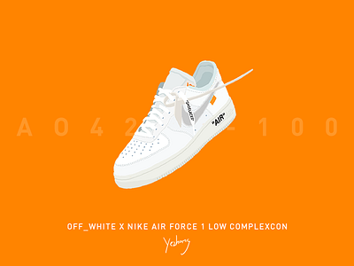 Sneakers-OFF_WHITE x Air Force 1 Low "COMPLEXCON" illustrations sneakers
