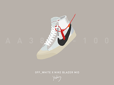 Sneakers-OFF_WHITE x NIKE Blazer Mid