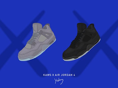 Sneakers-KAWS x Air Jordan 4