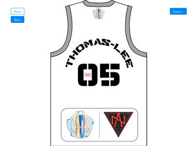 Team North America (World Cup of Hockey) Baskeball Jersey (back)