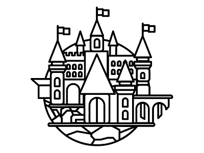 Hogwarts 2ddesign design doodle line pentool stroke vector
