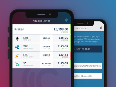 Crypto Keeper app crypto design ui ux