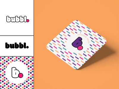 Brand Identity Logo Design Concept- Bubbl Boba Tea Brand branding design graphic design packaging