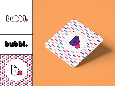 Brand Identity Logo Design Concept- Bubbl Boba Tea Brand