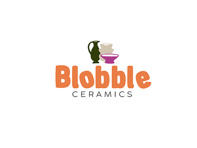 Logo Concept- Blobble Ceramics branding design graphic design logo