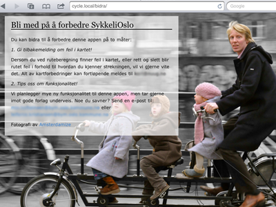 Help improve "Cycling in Oslo"