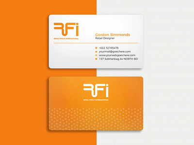 Professional business card design 02