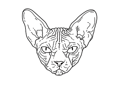 Meow Meow, Kitty design illust illustration line linear lineart logo minimalist tattoo tattoo design vector