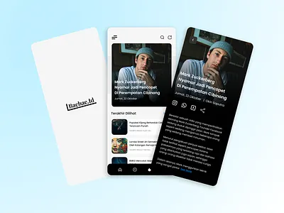 News App Trending's design graphic design ui ux