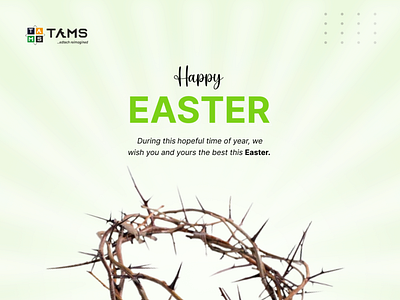 Simple design for Easter branding graphic design ui