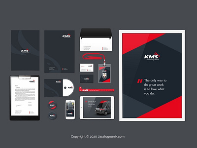 Corporate Identity fo KMS Logistics