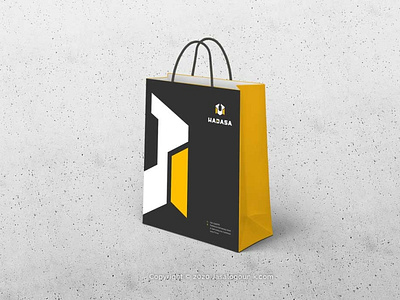 Shopping bag for Hadasa brand identity branding corporate brand identity design illustration letter mark logo logo logo company logo creative logo design logo inspirations logotype