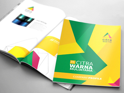 Company Profile for PT. Citra Warna Muliatama brand design brand identity branding company profile logo company logo creative logo design logo designer logo mark