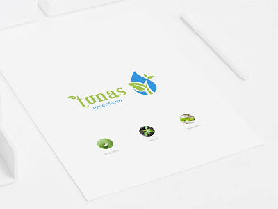 Logo design for Tunas Green Farm bird logo brand identity color letter mark logo logo company logo creative logo mark logomark logotype monogram monogram logo