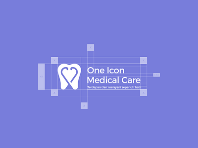 Logo Proportion for One Icon Medical Care