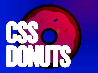 CSS Donuts css donut doughnut internet