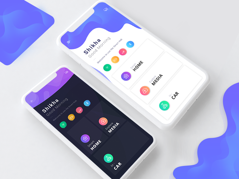 Smart Hub - Smart Home, Media & Car by Shikha Gupta _ ️ on Dribbble