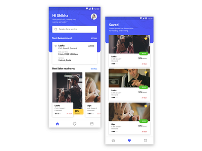 Hairstyle Booking System UI/UX