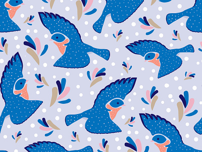 flying bluebird pattern