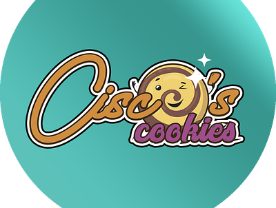 Logo for a Cookie's shop branding cookie cookies design illu illustration illustrator logo vector