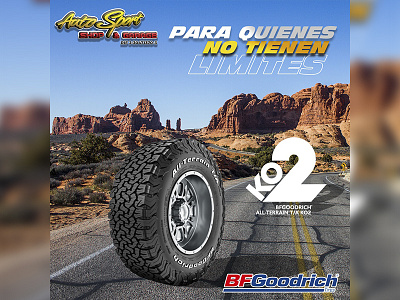 Flyer for a Tire's Offer desert design flyer photoshop sand shadow tire