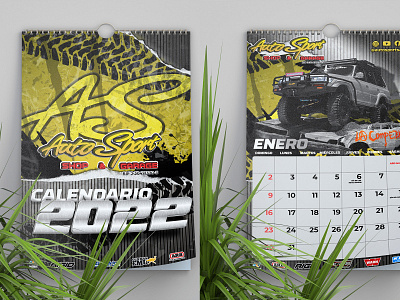 Calendar for Auto Garage and Shop calendar calendario car design flyer garage illustration logo photoshop