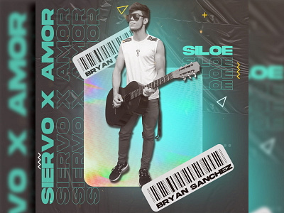 Siervo x Amor EP branding design flyer photoshop
