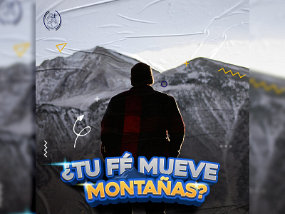 Your faith moves mountains? church design flyer photoshop