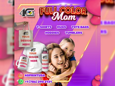 Flyer Design for Mom's Day Promotion