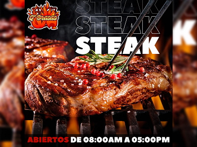 Steak Flyer Design