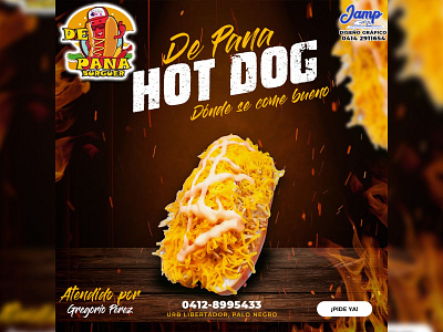 Hot Dog Flyer Design