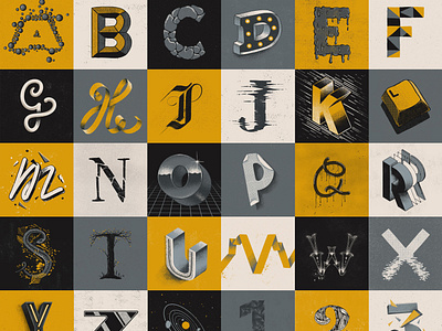 36 Days of Type 2020 36 days of type alphabet illustration lettering procreate type typography