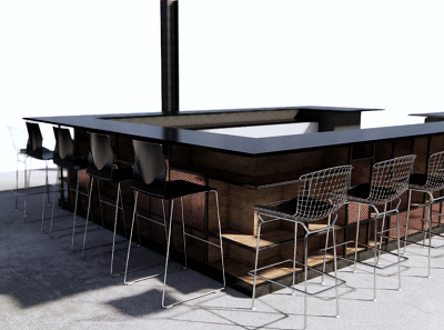 Bar design 3d architectural design architecture design interior design rendering revit