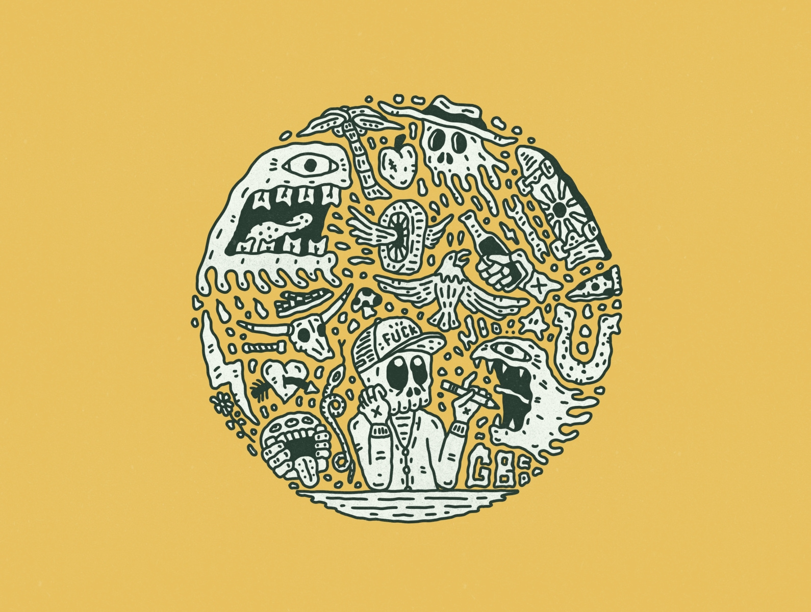 Daydreamin’ by Get Born Co. on Dribbble