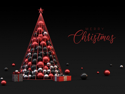 Merry Christmas 3d art abstract celebration cinema4d creative design creativity december design fresh colors merry xmas merrychristmas