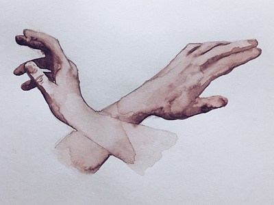 Watercolor Hand - 2