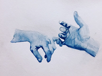 Watercolor Hand - 4