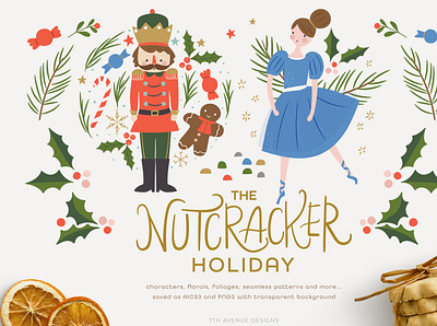 The Nutcracker Holiday christmas holiday illustrations nutcracker