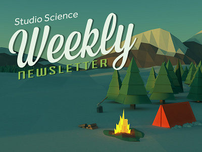 Studio Science Weekly Banner banner c4d email