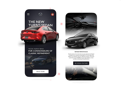 Mazda app ui
