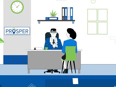 Prosper Explainer Video - Anideos 2d 2d animation 3d animation branding design digital art explainer video graphic design illustration logo motion graphics ui ux vector