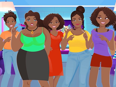 Girls Night Out Animation - Anideos