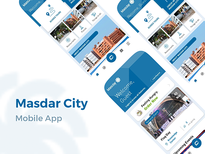 Masdar City - App by Anideos agency android app app design application branding daily ui design figma graphic design illustration ios logo mobile mobile app ui ui ux uiux ux