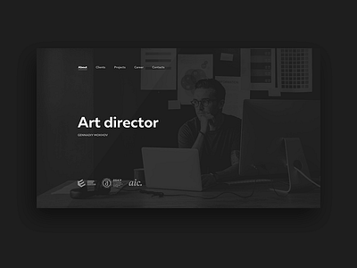 Personal Web Site (WIP) personal ui ux web webdesign