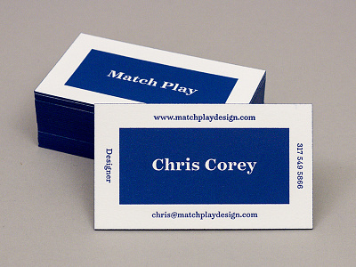 Match Play Business Cards