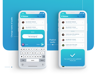 Voices | Mobile App UX/UI Design