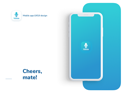 Voices | Mobile App UX/UI Design